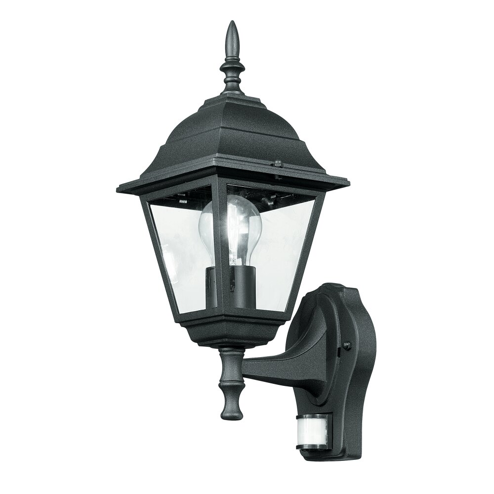 Lutec Lampor Roma vägglampa utomhus Antracit, 1-ljuskällor, Rörelsedetektor main product photo