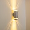 Lutec Lampor Vägglampa Färg i rostfritt stål, 2-ljuskällor