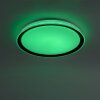 Leuchten Direkt LOLAsmart-KARI Taklampa LED Silver, 1-ljuskällor, Fjärrkontroll, Färgväxlare