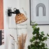 Aeschi Vägglampa, Väggspotlight Svart, 1-ljuskällor