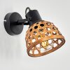 Aeschi Vägglampa, Väggspotlight Svart, 1-ljuskällor