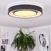 Page Taklampa LED Svart, Vit, 2-ljuskällor, Fjärrkontroll, Färgväxlare