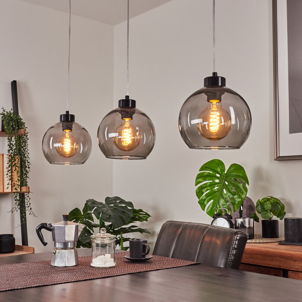 Andeer Pendelbelysning Svart, 3-ljuskällor main product photo