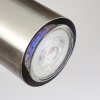 Zuoz Taklampa, Takstrålkastare Krom, Nickel matt, 3-ljuskällor