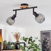 Ballis Taklampa, Takstrålkastare Naturfärger, Svart, 2-ljuskällor