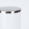 Caserta gångvägslampa Nickel matt, Vit, 1-ljuskällor