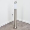 Caserta gångvägslampa Nickel matt, Vit, 1-ljuskällor