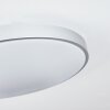 Buris Taklampa, Panel LED Silver, 1-ljuskällor, Fjärrkontroll