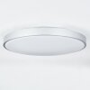 Buris Taklampa, Panel LED Silver, 1-ljuskällor, Fjärrkontroll