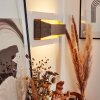 Clarens Vägglampa LED Brun, Grått, 1-ljuskällor