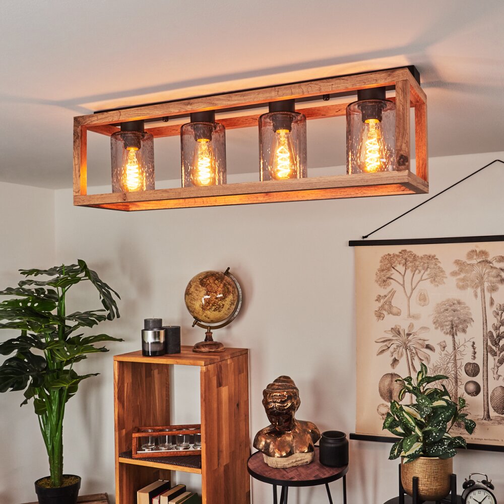 Brugg Taklampa Brun, Svart, 4-ljuskällor main product photo
