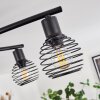 Ballis Taklampa Naturfärger, Svart, 5-ljuskällor