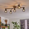 Ballis Taklampa Naturfärger, Svart, 5-ljuskällor
