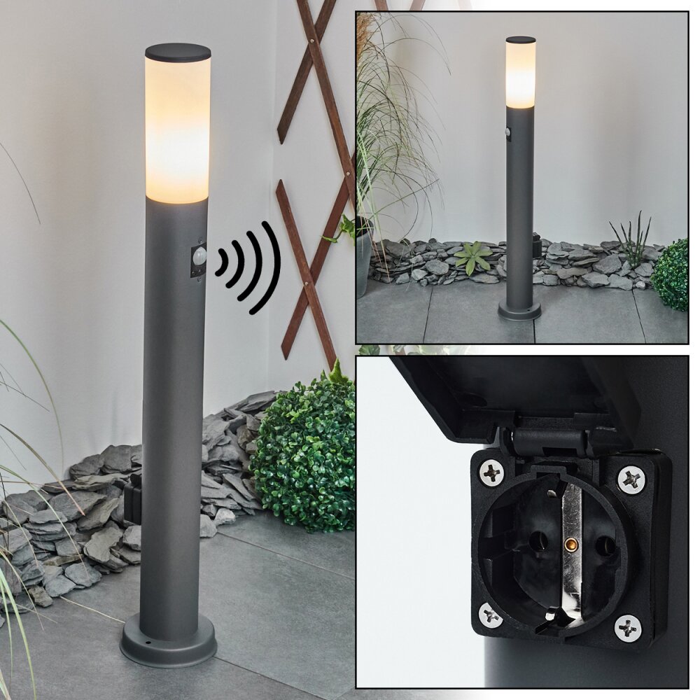 Caserta gångvägslampa Antracit, 1-ljuskällor, Rörelsedetektor main product photo