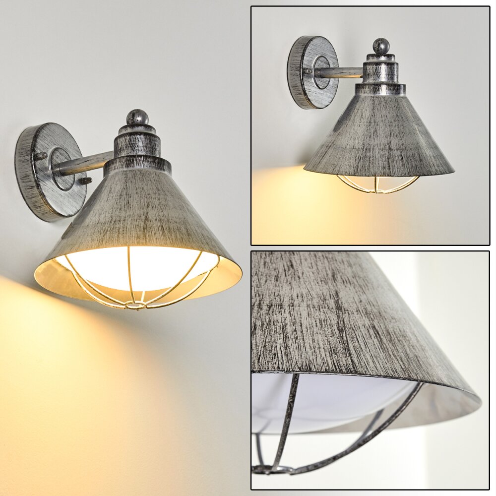Valonne Utomhusbelysning, Vägglampa Silver, 1-ljuskällor main product photo