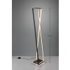 Trio Lampor Edge Golvlampa LED Svart, 1-ljuskällor