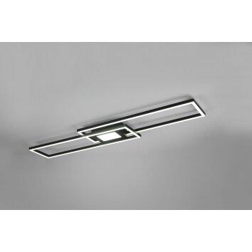 Trio Lampor Ganado Taklampa LED Svart, 2-ljuskällor, Fjärrkontroll, Färgväxlare Trio Lampor Ganado Taklampa LED Svart, 2-ljuskällor, Fjärrkontroll, Färgväxlare