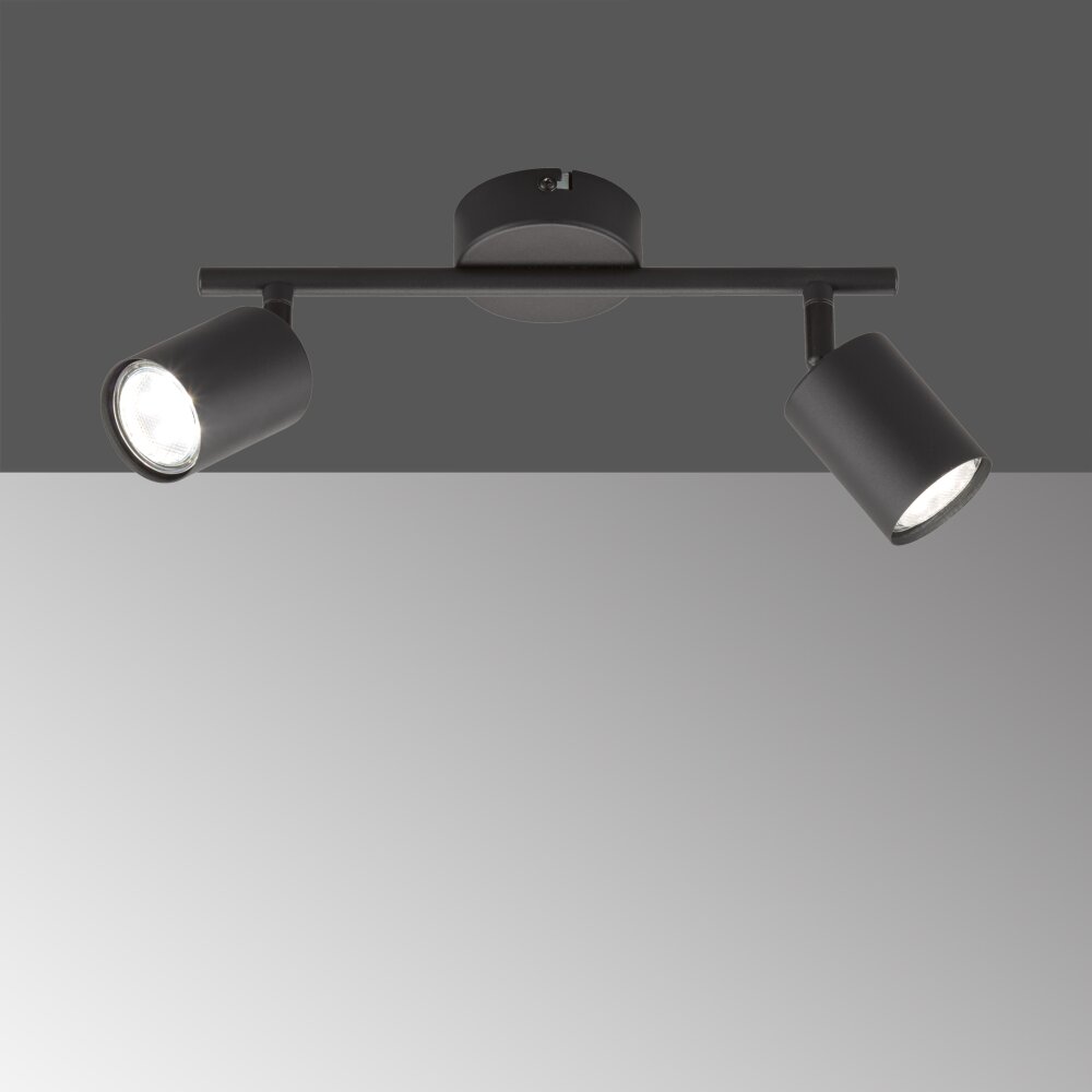 Honsel Lampor Vano Taklampa Svart, 2-ljuskällor main product photo
