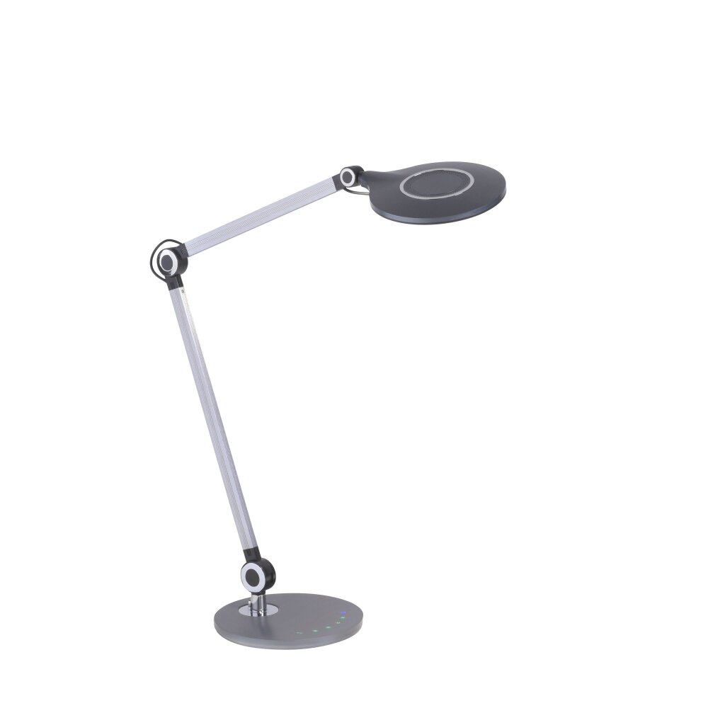 Leuchten Direkt NIKLAS Bordslampa LED Svart, Silver, 1-ljuskällor main product photo