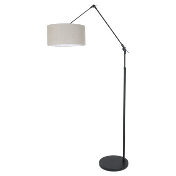 Steinhauer Chic Golvlampa, Läslampa, Båglampor Svart, 1-ljuskällor