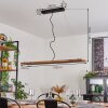 Versoix Pendelbelysning LED Krom, Svart, 1-ljuskällor