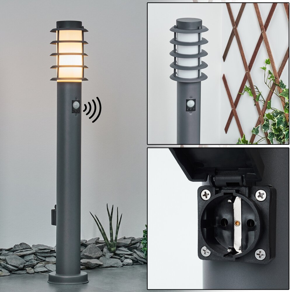 Tunes gångvägslampa Antracit, 1-ljuskällor, Rörelsedetektor main product photo