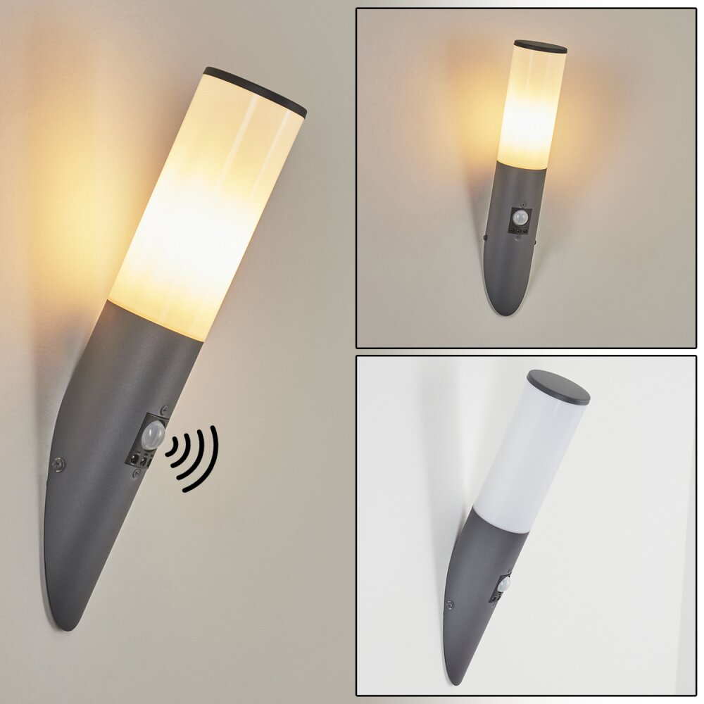 Caserta vägglampa utomhus Antracit, 1-ljuskällor, Rörelsedetektor main product photo