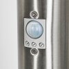 Sessa gångvägslampa Nickel matt, 1-ljuskällor, Rörelsedetektor