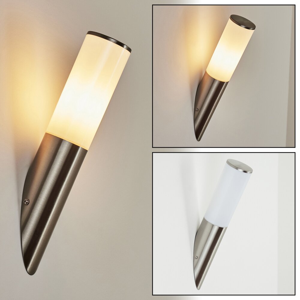 Caserta vägglampa utomhus Nickel matt, 1-ljuskällor main product photo