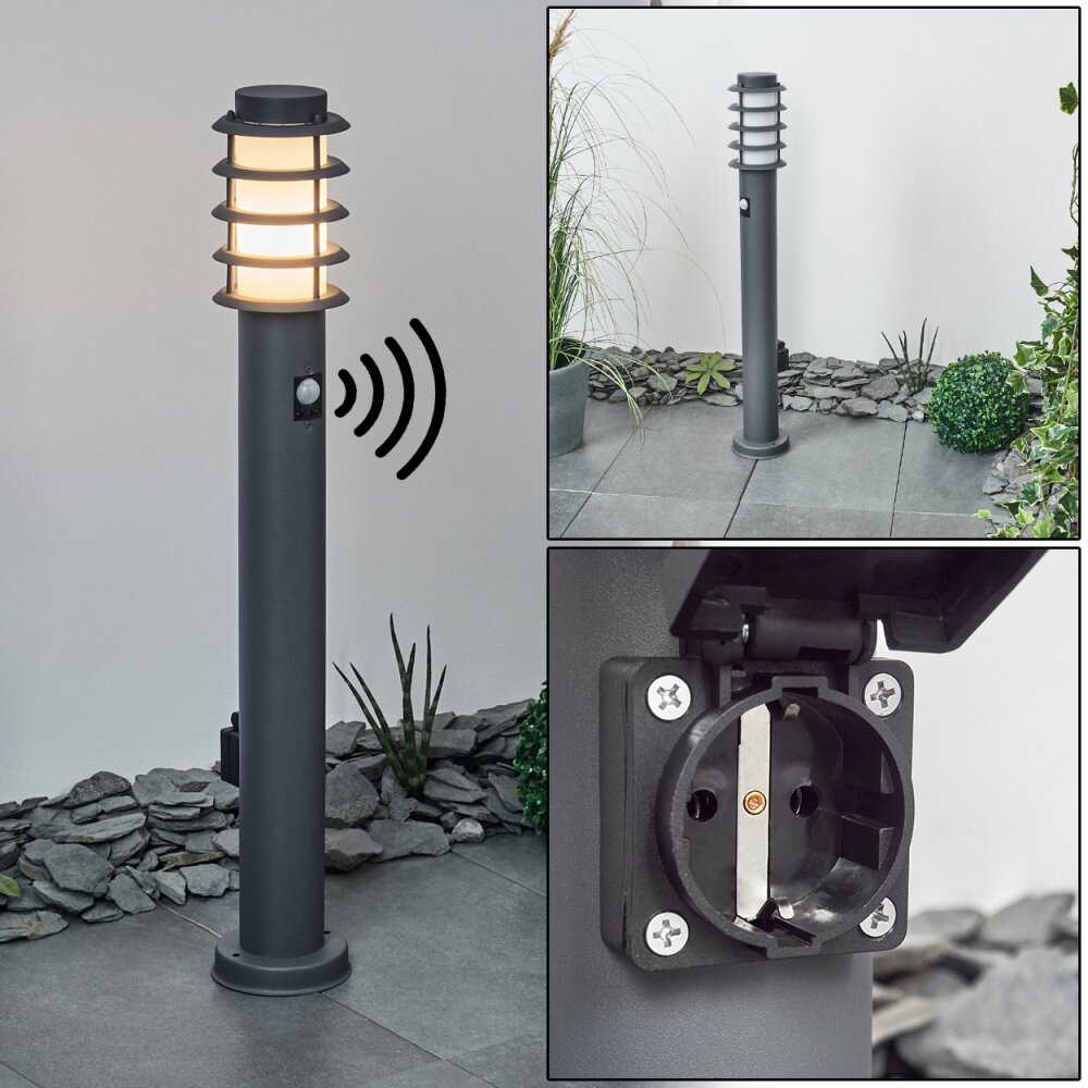 Tunes gångvägslampa Antracit, 1-ljuskällor, Rörelsedetektor main product photo