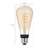 Philips Lampor E27 LED 7 Watt neutralvit dimbar 550 Lumen