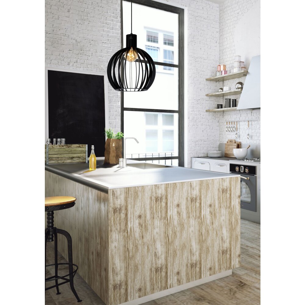 Lucide MIKAELA Pendelbelysning Svart, 1-ljuskällor main product photo