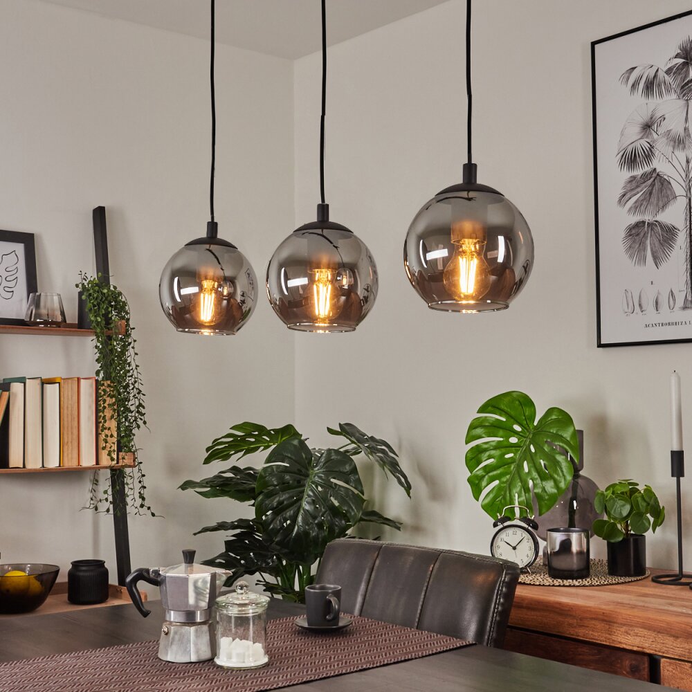 Sernf Pendelbelysning Svart, 3-ljuskällor main product photo