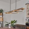 Pompu Pendelbelysning LED Naturfärger, Svart, 3-ljuskällor