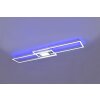 Trio Lampor Ganado Taklampa LED Nickel matt, 2-ljuskällor, Fjärrkontroll, Färgväxlare Trio Lampor Ganado Taklampa LED Nickel matt, 2-ljuskällor, Fjärrkontroll, Färgväxlare