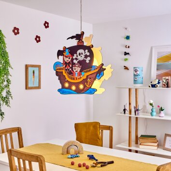 Piratlampa  Ayer Pendellampa Vit, 2-ljuskällor