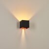 Badajoz Vägglampa Kopparfärg, Svart, 1-ljuskällor