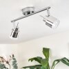Morges Taklampa, Takstrålkastare LED Krom, 2-ljuskällor