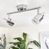 Morges Taklampa, Takstrålkastare LED Krom, 2-ljuskällor