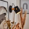 Rebbenas Vägglampa, Väggspotlight Naturfärger, Svart, 1-ljuskällor