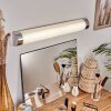 Morges Spegellampa LED Krom, Glittrande, Vit, 1-ljuskällor