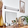 Morges Spegellampa LED Krom, Glittrande, Vit, 1-ljuskällor