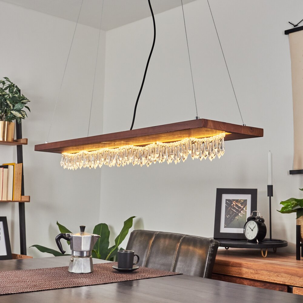 Versoix Pendelbelysning LED Krom, Svart, 1-ljuskällor main product photo