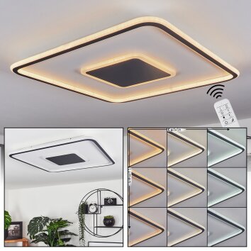 Kolo Taklampa LED Antracit, Vit, 1-ljuskällor, Fjärrkontroll