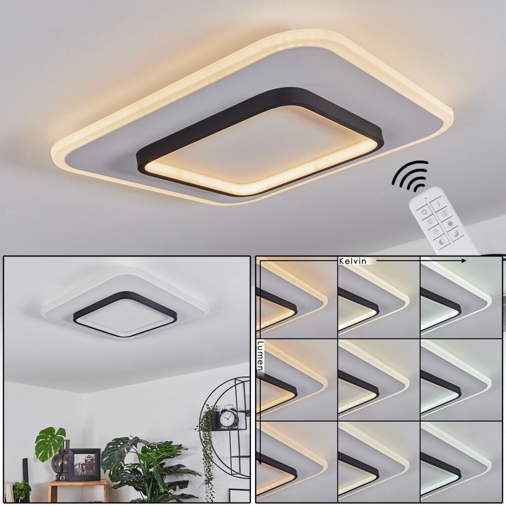 Andelfingen Taklampa, Panel LED Vit, 1-ljuskällor, Fjärrkontroll main product photo