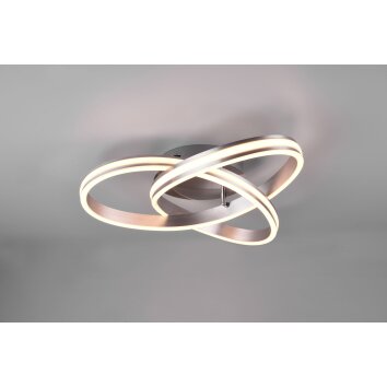 Trio Lampor NURIA Taklampa LED Nickel matt, 1-ljuskällor