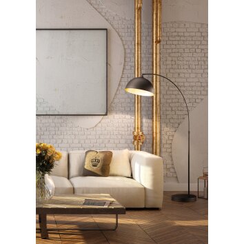 Honsel Lampor Leitung Golvlampa, Golvlampa Svart, 1-ljuskällor