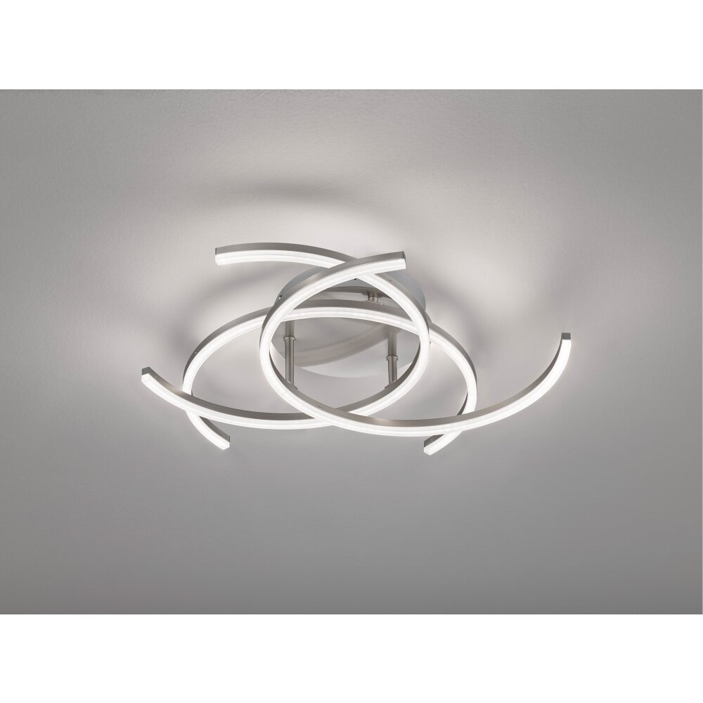 Honsel Lampor Visby Taklampa LED Nickel matt, 3-ljuskällor, Fjärrkontroll main product photo