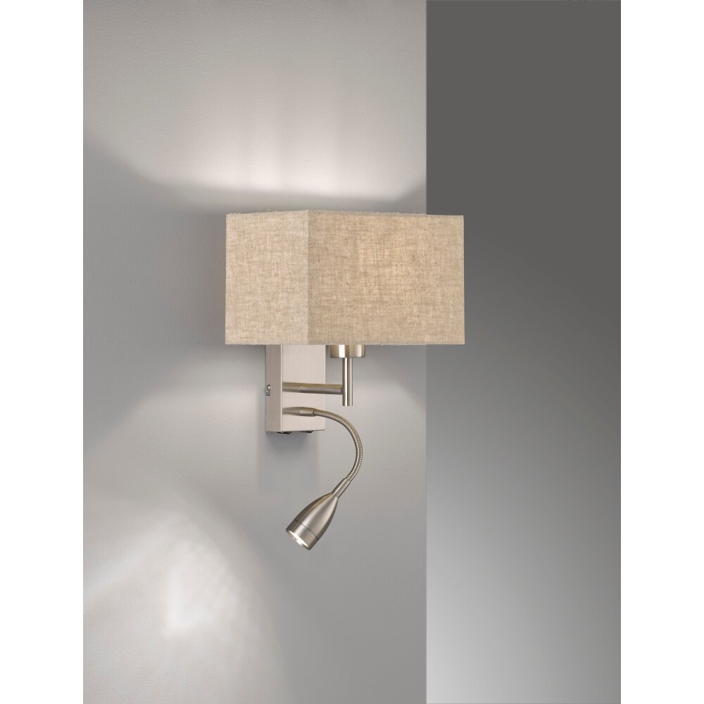Honsel Lampor Dream Vägglampa Nickel matt, 1-ljuskällor main product photo