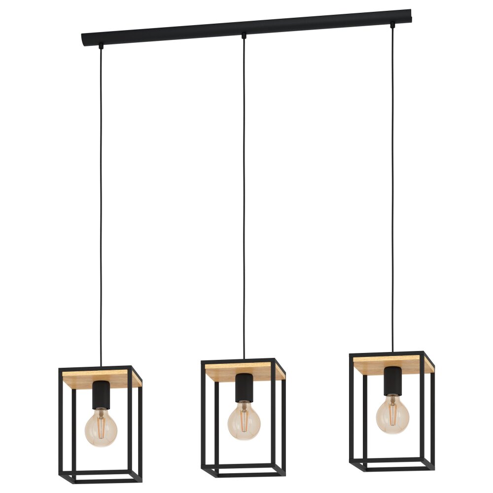 Eglo Lampor LIBERTAD Pendellampa, Pendelbelysning Svart, 3-ljuskällor main product photo
